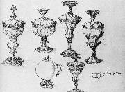 Six Goblets - Pen Albrecht Durer
